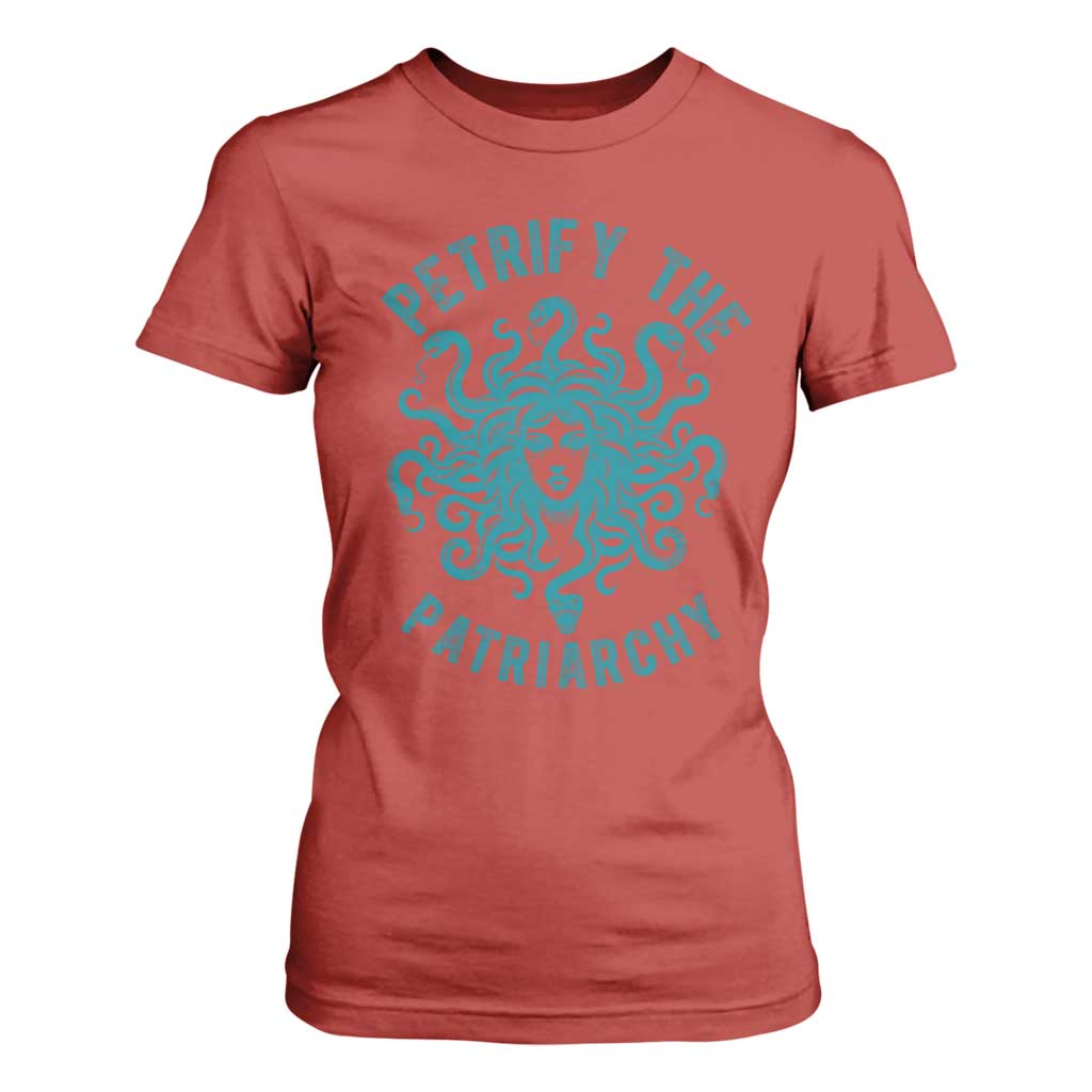 Sexual Assault Prevention Support T Shirt For Women Petrify The Patriarchy Medusa Feminism