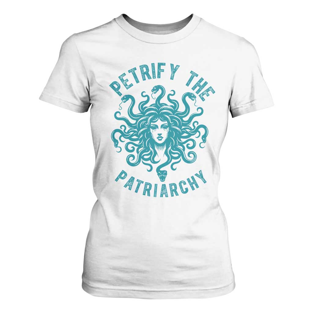Sexual Assault Prevention Support T Shirt For Women Petrify The Patriarchy Medusa Feminism