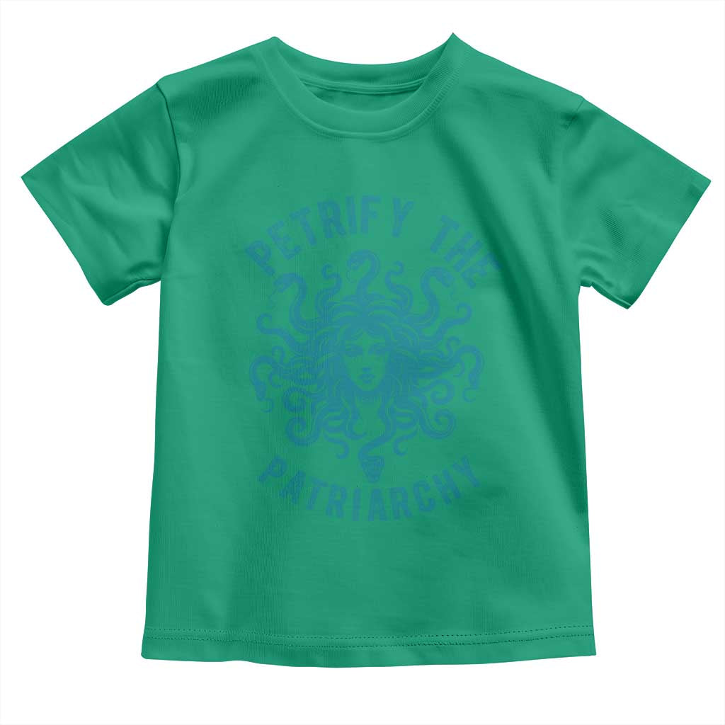 Sexual Assault Prevention Support Toddler T Shirt Petrify The Patriarchy Medusa Feminism
