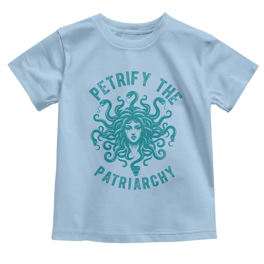 Sexual Assault Prevention Support Toddler T Shirt Petrify The Patriarchy Medusa Feminism
