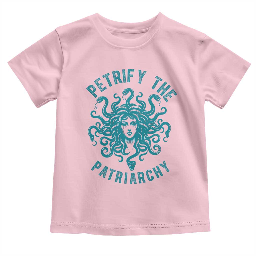 Sexual Assault Prevention Support Toddler T Shirt Petrify The Patriarchy Medusa Feminism