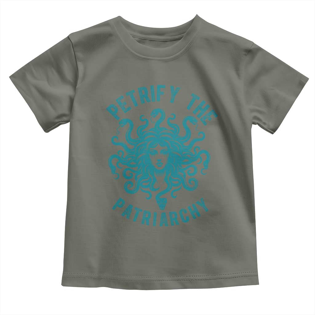 Sexual Assault Prevention Support Toddler T Shirt Petrify The Patriarchy Medusa Feminism