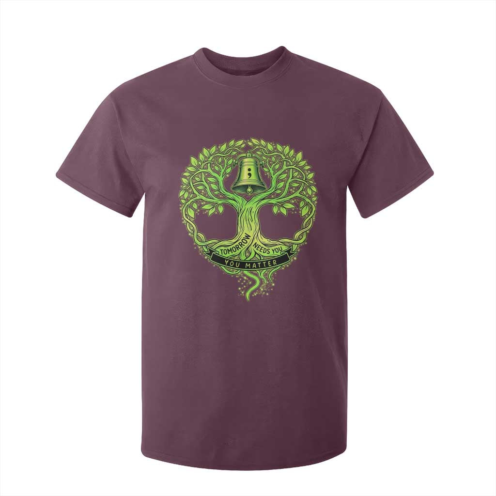 Mental Health T Shirt For Kid Tomorrow Needs You You Matter