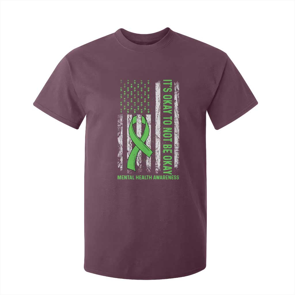 Mental Health T Shirt For Kid It's Okay To Not Be Okay