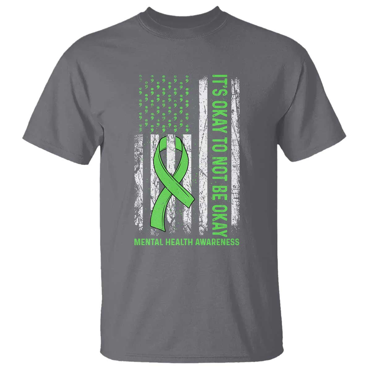 Mental Health T Shirt It's Okay To Not Be Okay