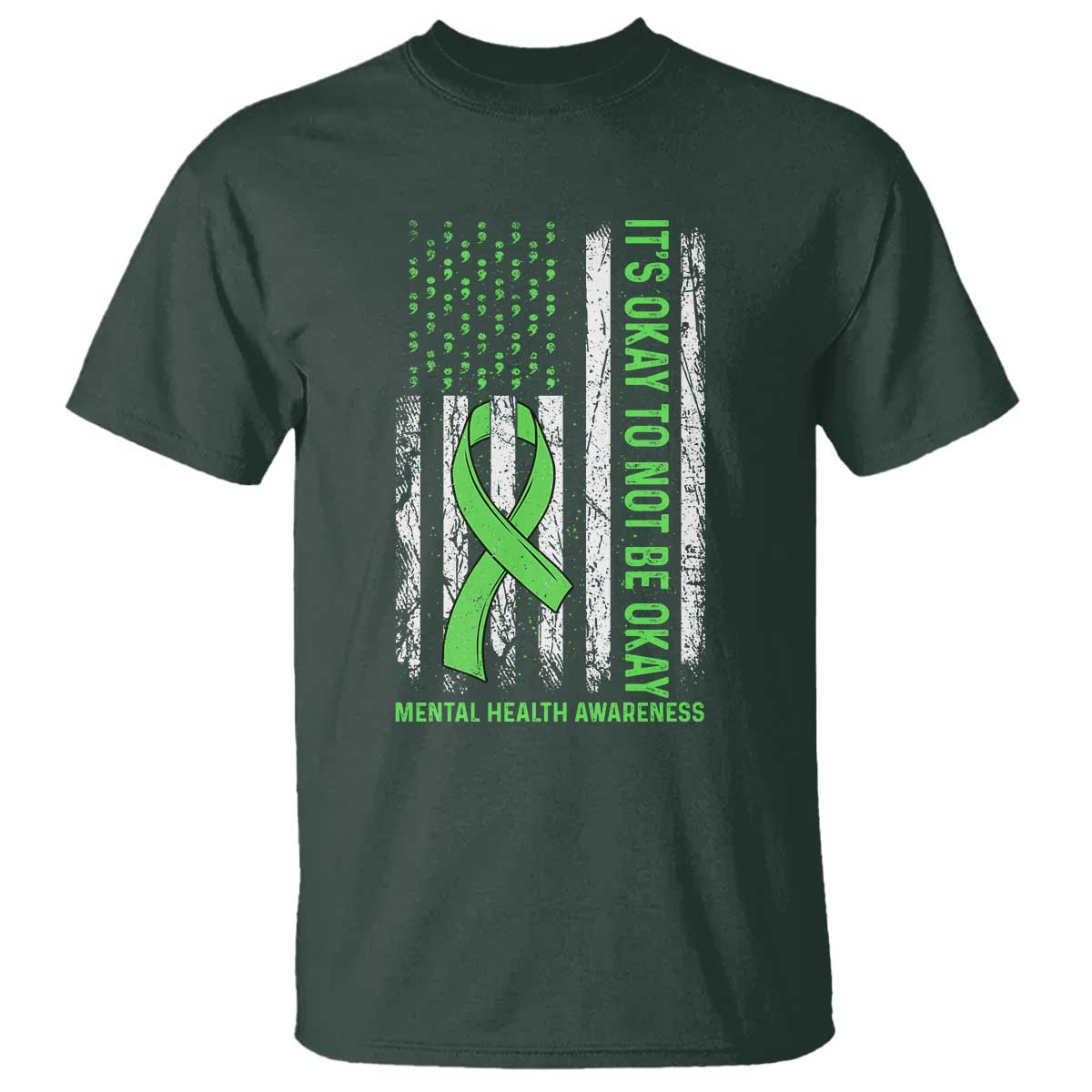 Mental Health T Shirt It's Okay To Not Be Okay