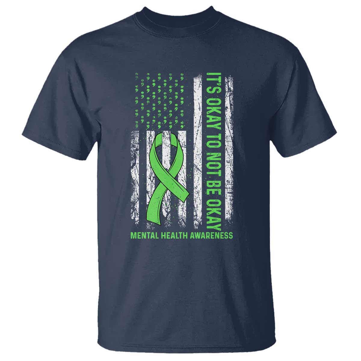 Mental Health T Shirt It's Okay To Not Be Okay