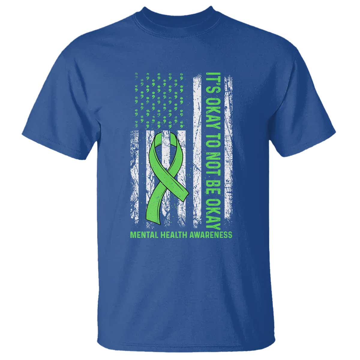 Mental Health T Shirt It's Okay To Not Be Okay