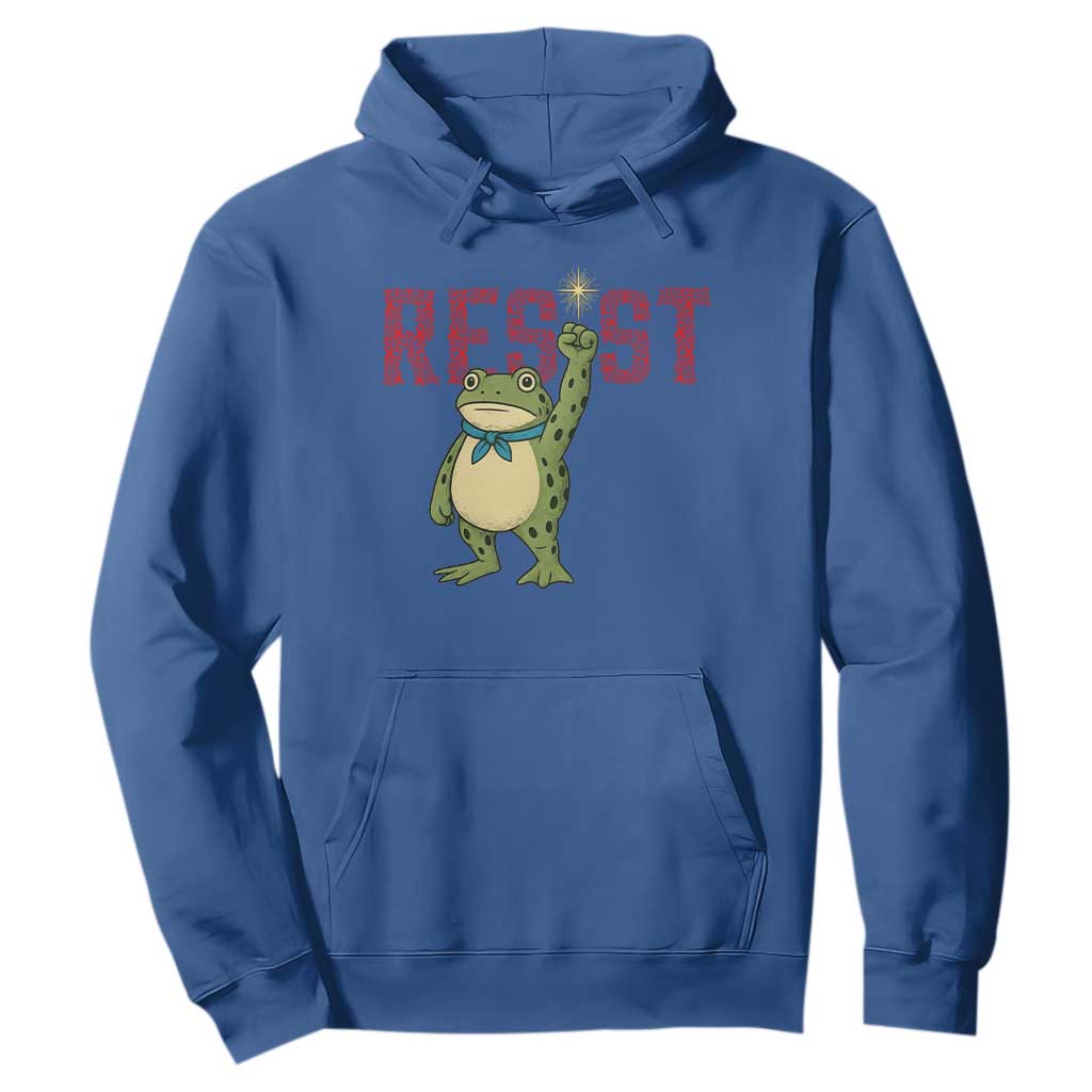 Frog AIDS Fighter Supporter Hoodie Portland Activist Political Meme HIV Support Red Ribbon