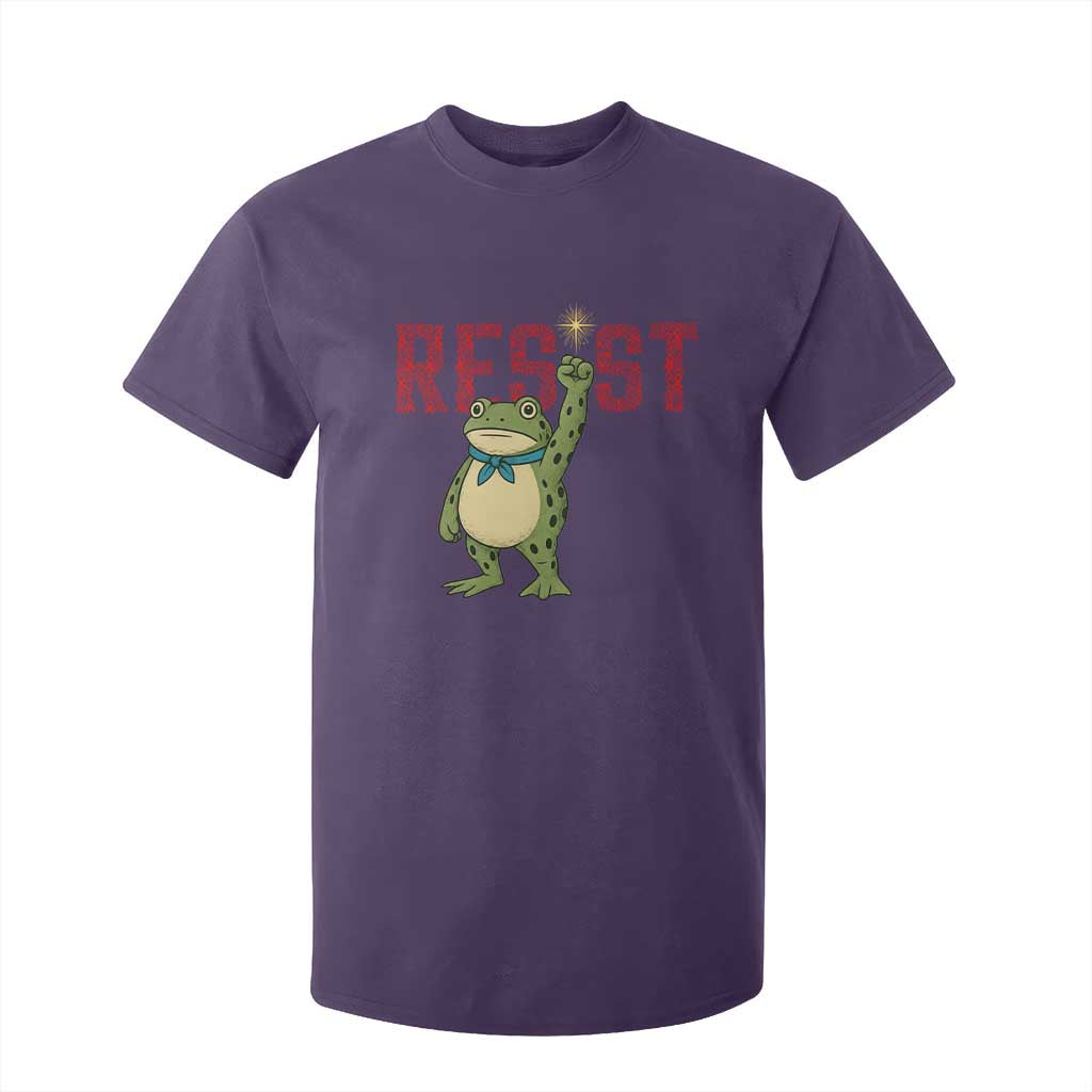Frog AIDS Fighter Supporter T Shirt For Kid Portland Activist Political Meme HIV Support Red Ribbon