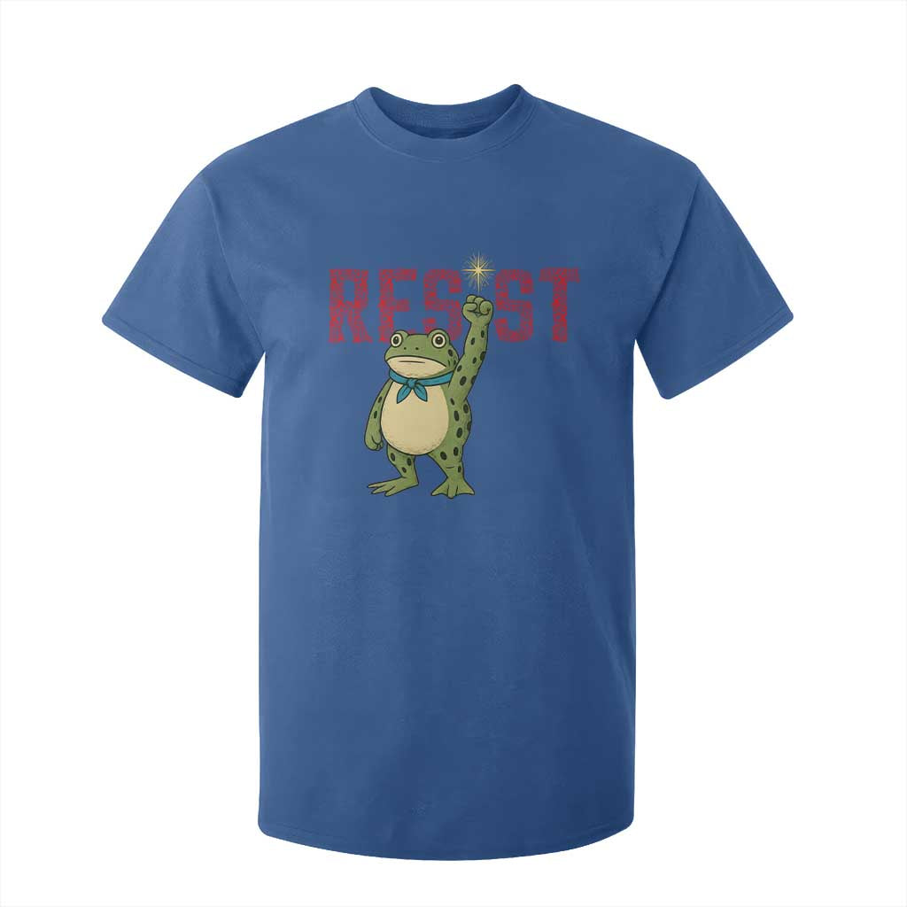 Frog AIDS Fighter Supporter T Shirt For Kid Portland Activist Political Meme HIV Support Red Ribbon