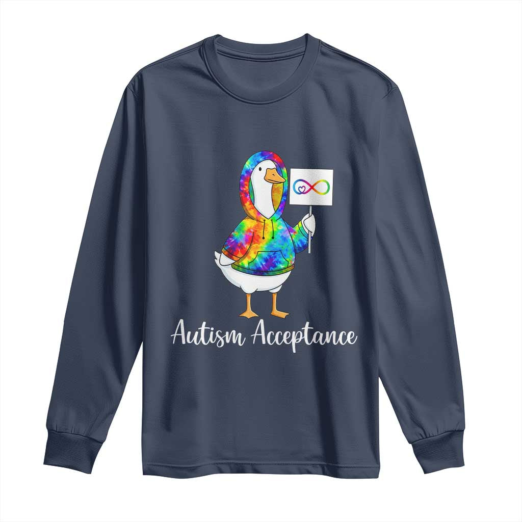 Autism Acceptance Long Sleeve Shirt Accept Understand Love Support Neurodivergent