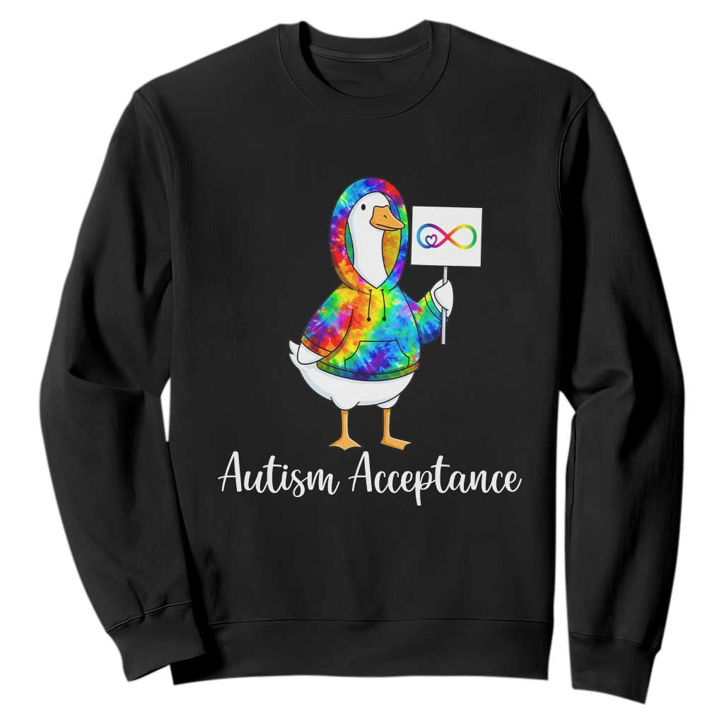 Autism Acceptance Sweatshirt Accept Understand Love Support Neurodivergent