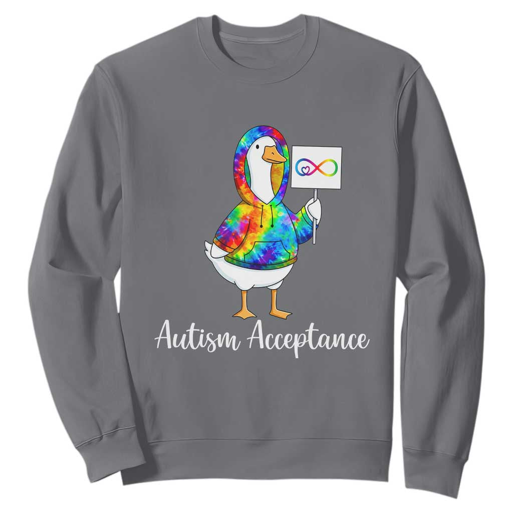 Autism Acceptance Sweatshirt Accept Understand Love Support Neurodivergent