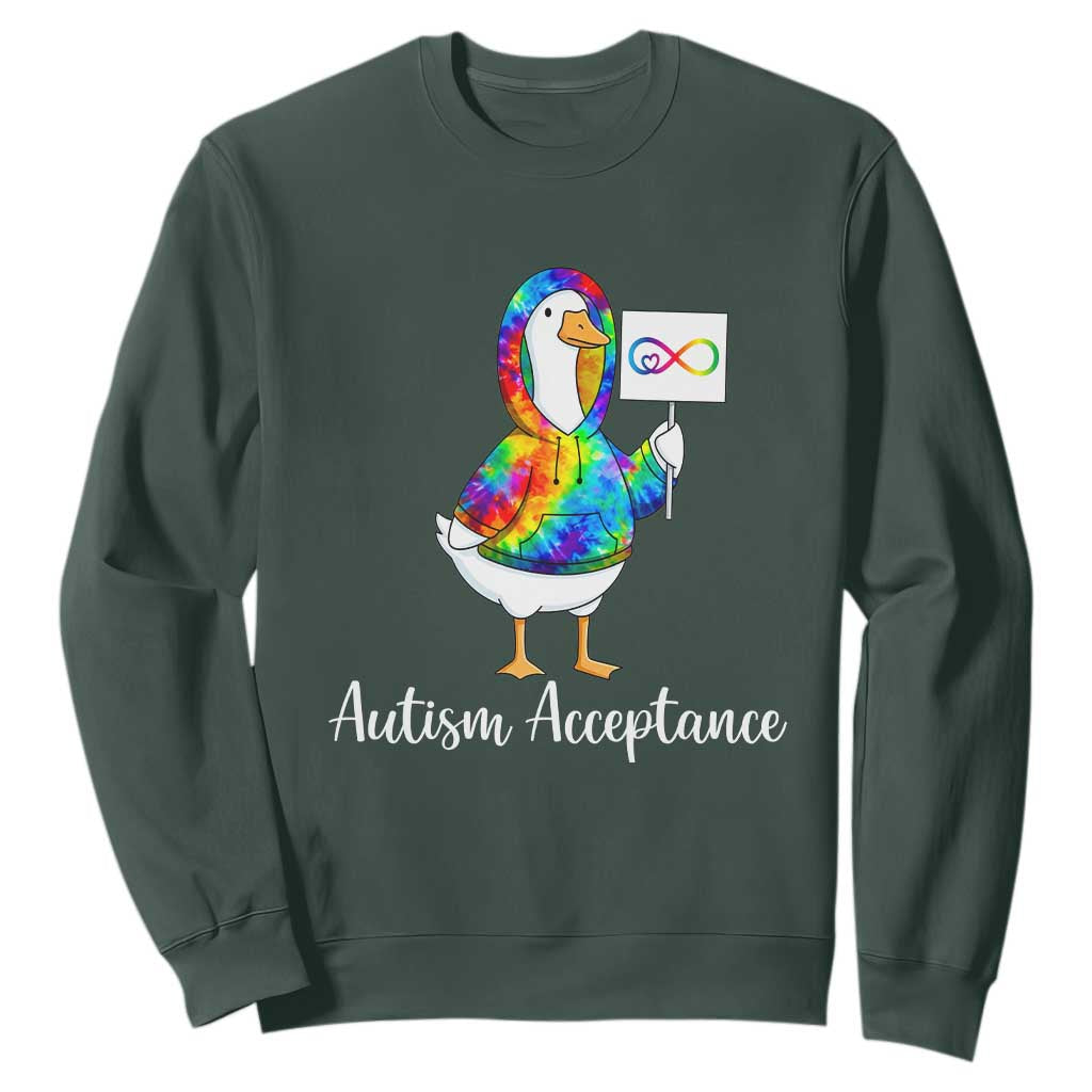 Autism Acceptance Sweatshirt Accept Understand Love Support Neurodivergent