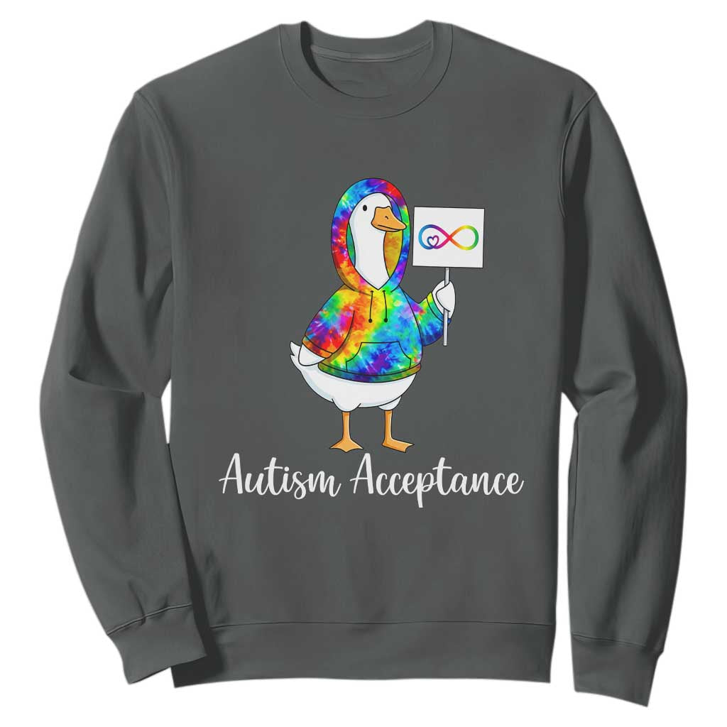 Autism Acceptance Sweatshirt Accept Understand Love Support Neurodivergent