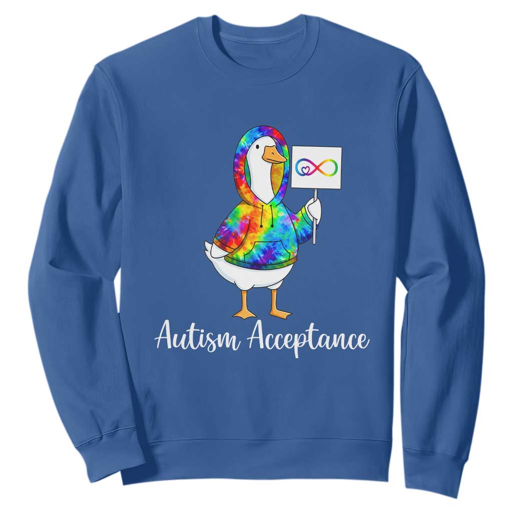 Autism Acceptance Sweatshirt Accept Understand Love Support Neurodivergent