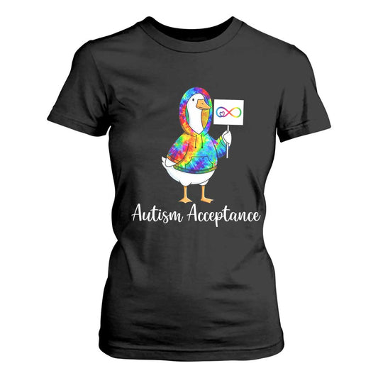 Autism Acceptance T Shirt For Women Accept Understand Love Support Neurodivergent