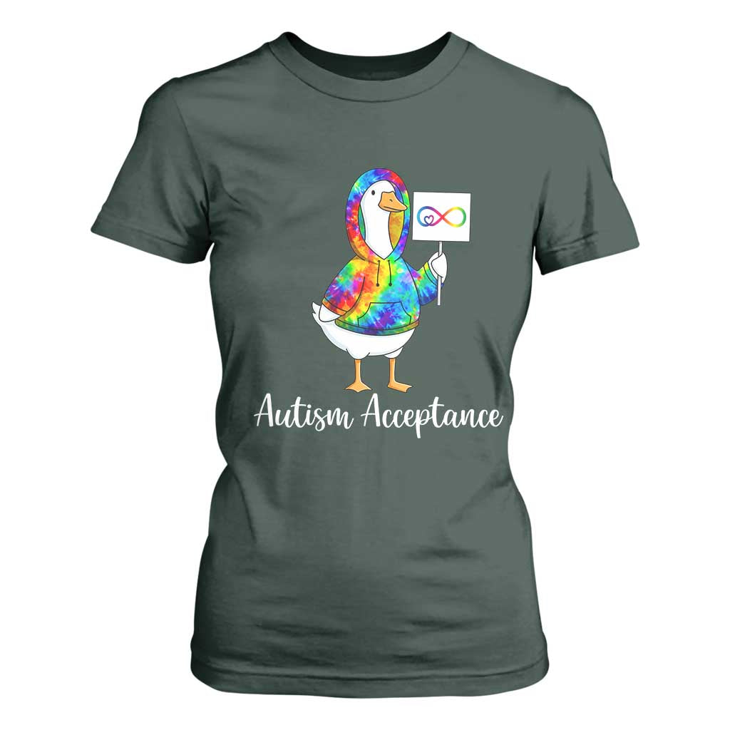 Autism Acceptance T Shirt For Women Accept Understand Love Support Neurodivergent