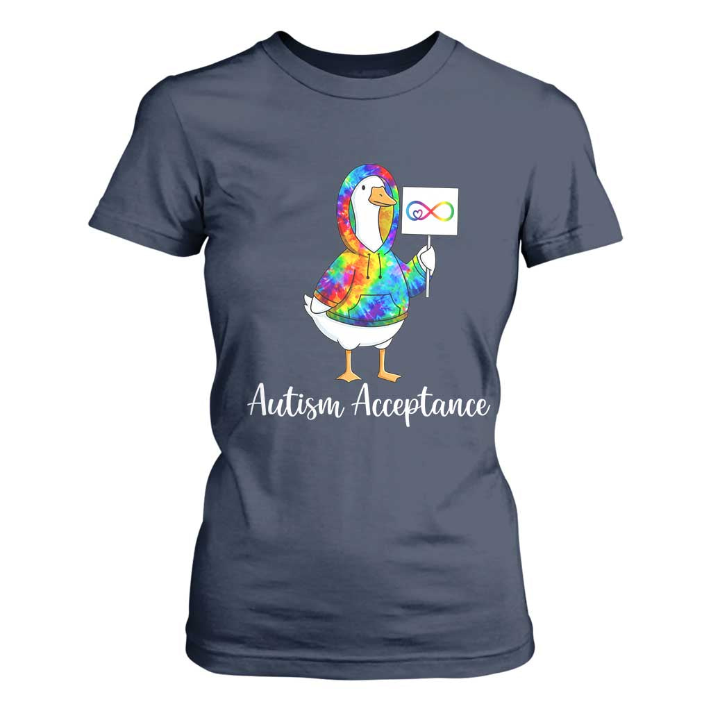 Autism Acceptance T Shirt For Women Accept Understand Love Support Neurodivergent