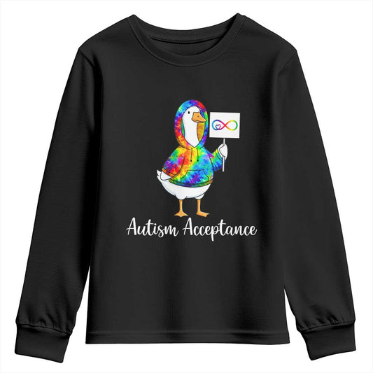 Autism Acceptance Youth Sweatshirt Accept Understand Love Support Neurodivergent