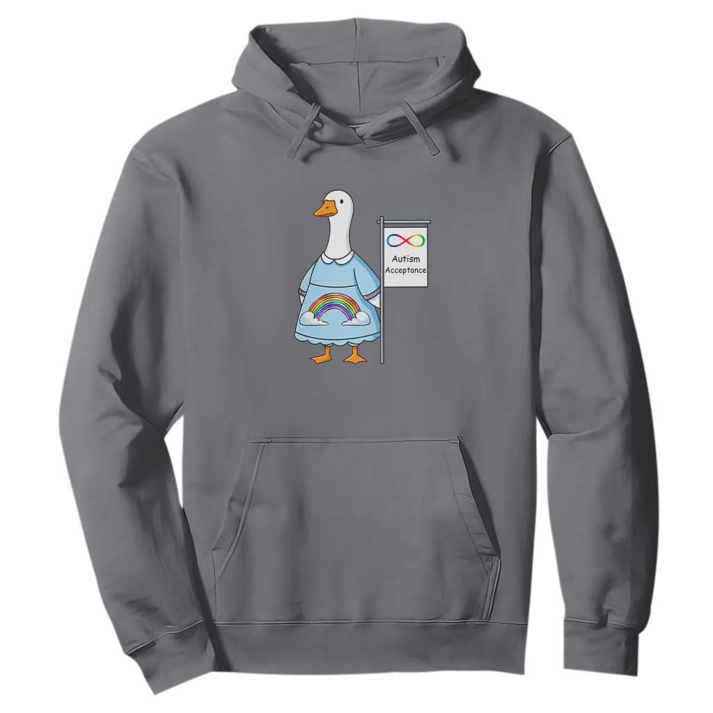 Autism Acceptance Hoodie Neurodivergent Awareness Silly Goose Support