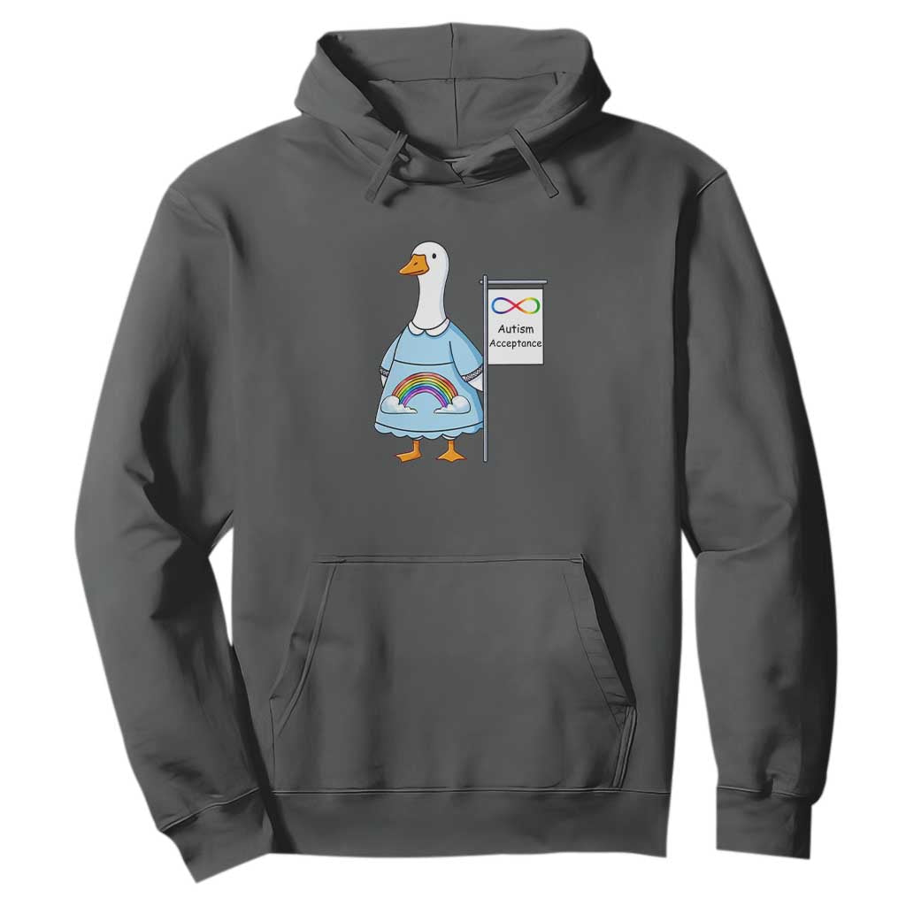 Autism Acceptance Hoodie Neurodivergent Awareness Silly Goose Support