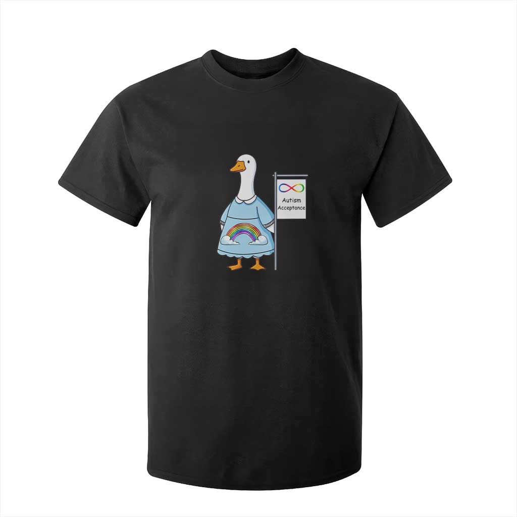 Autism Acceptance T Shirt For Kid Neurodivergent Awareness Silly Goose Support