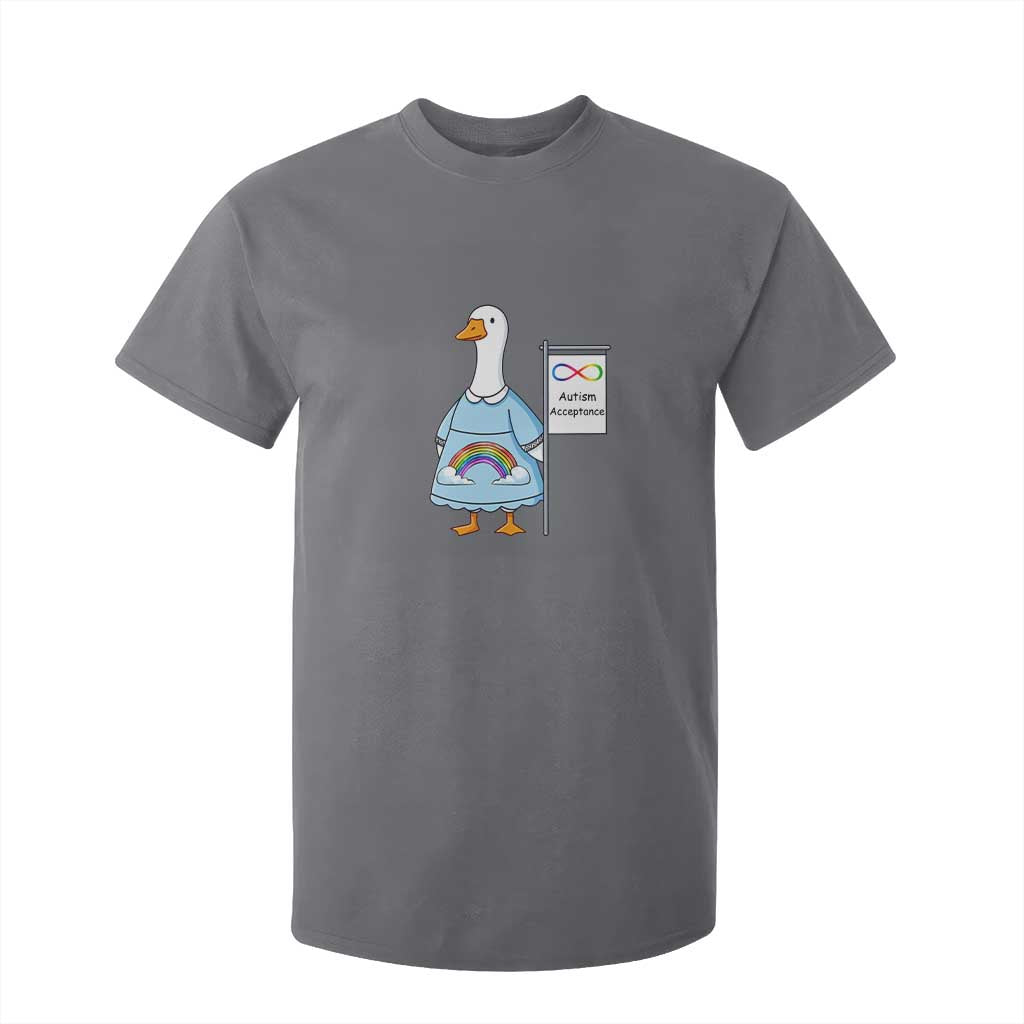 Autism Acceptance T Shirt For Kid Neurodivergent Awareness Silly Goose Support