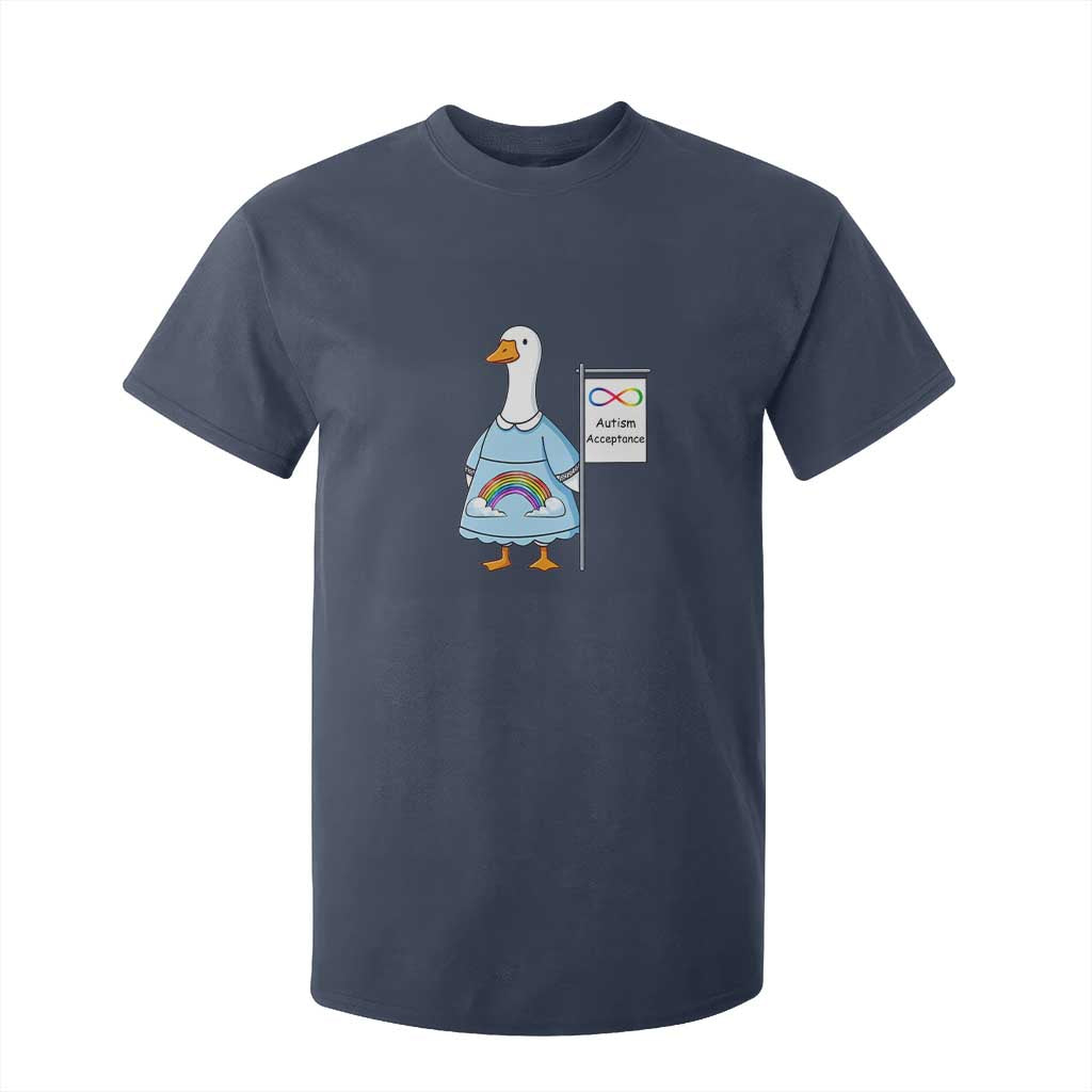 Autism Acceptance T Shirt For Kid Neurodivergent Awareness Silly Goose Support