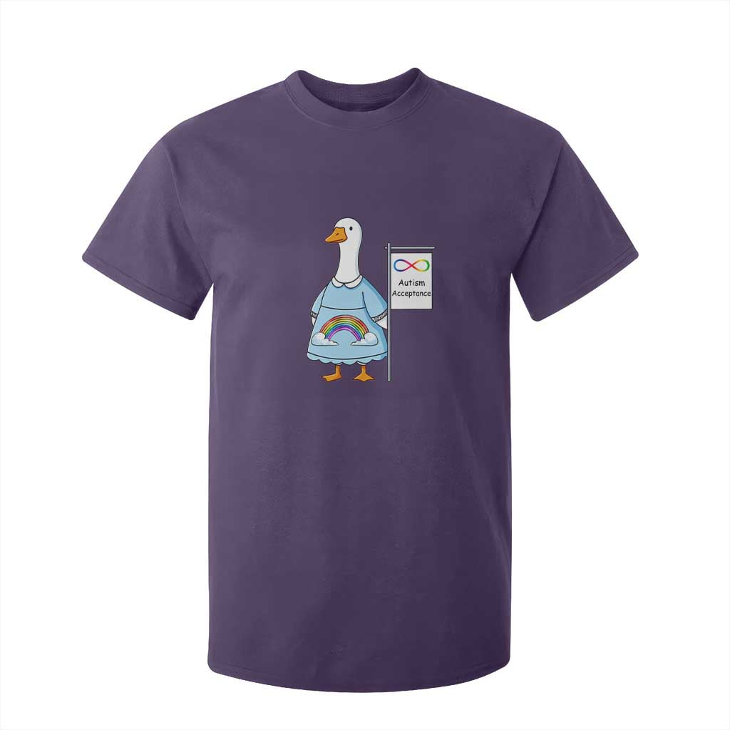 Autism Acceptance T Shirt For Kid Neurodivergent Awareness Silly Goose Support