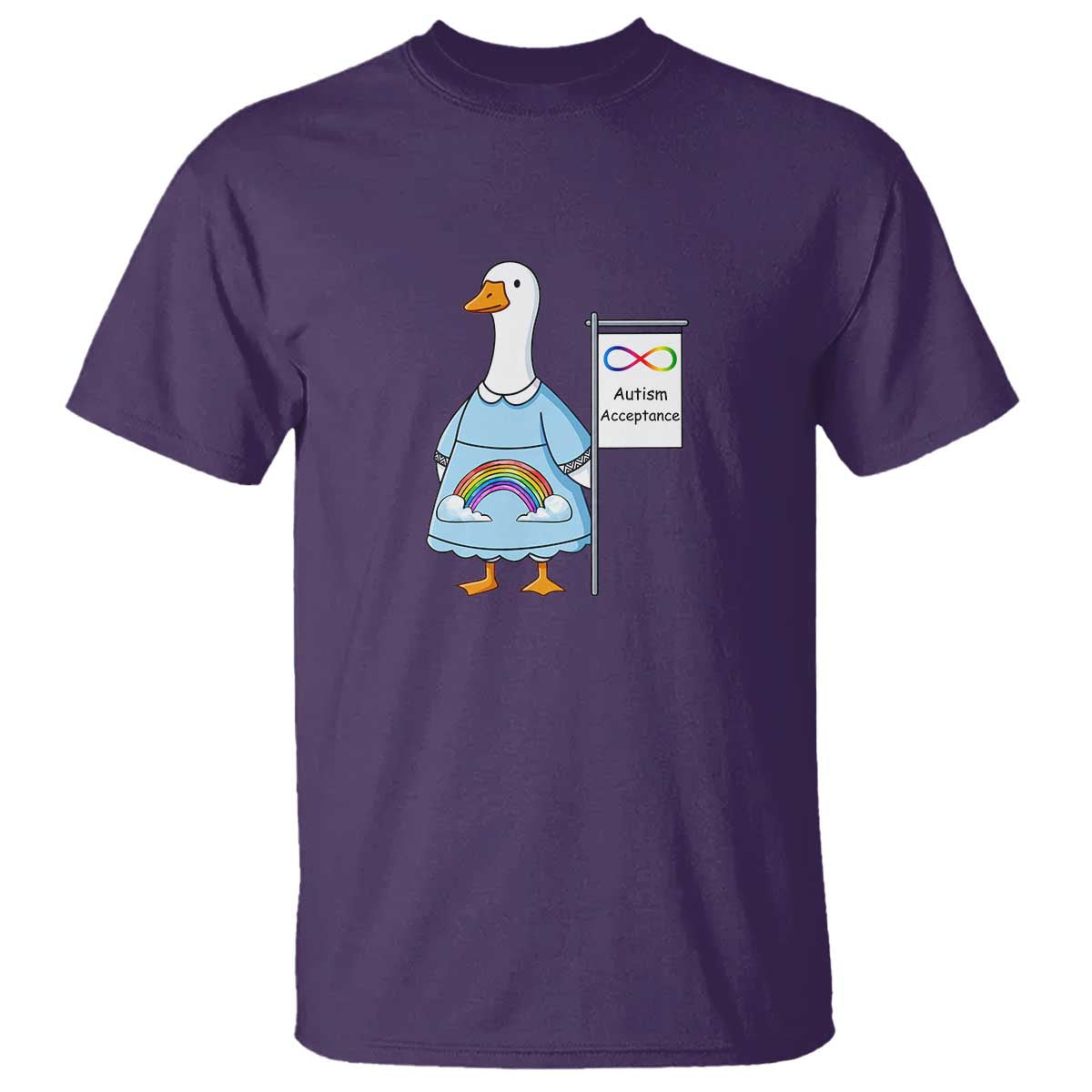 Autism Acceptance T Shirt Neurodivergent Awareness Silly Goose Support