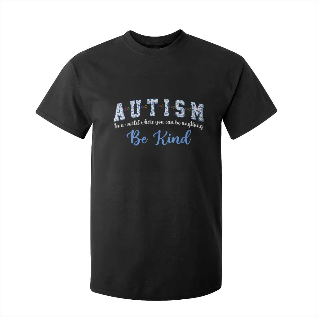 Autism Awareness T Shirt For Kid Neurodivergent Pride Infinity Symbol Support