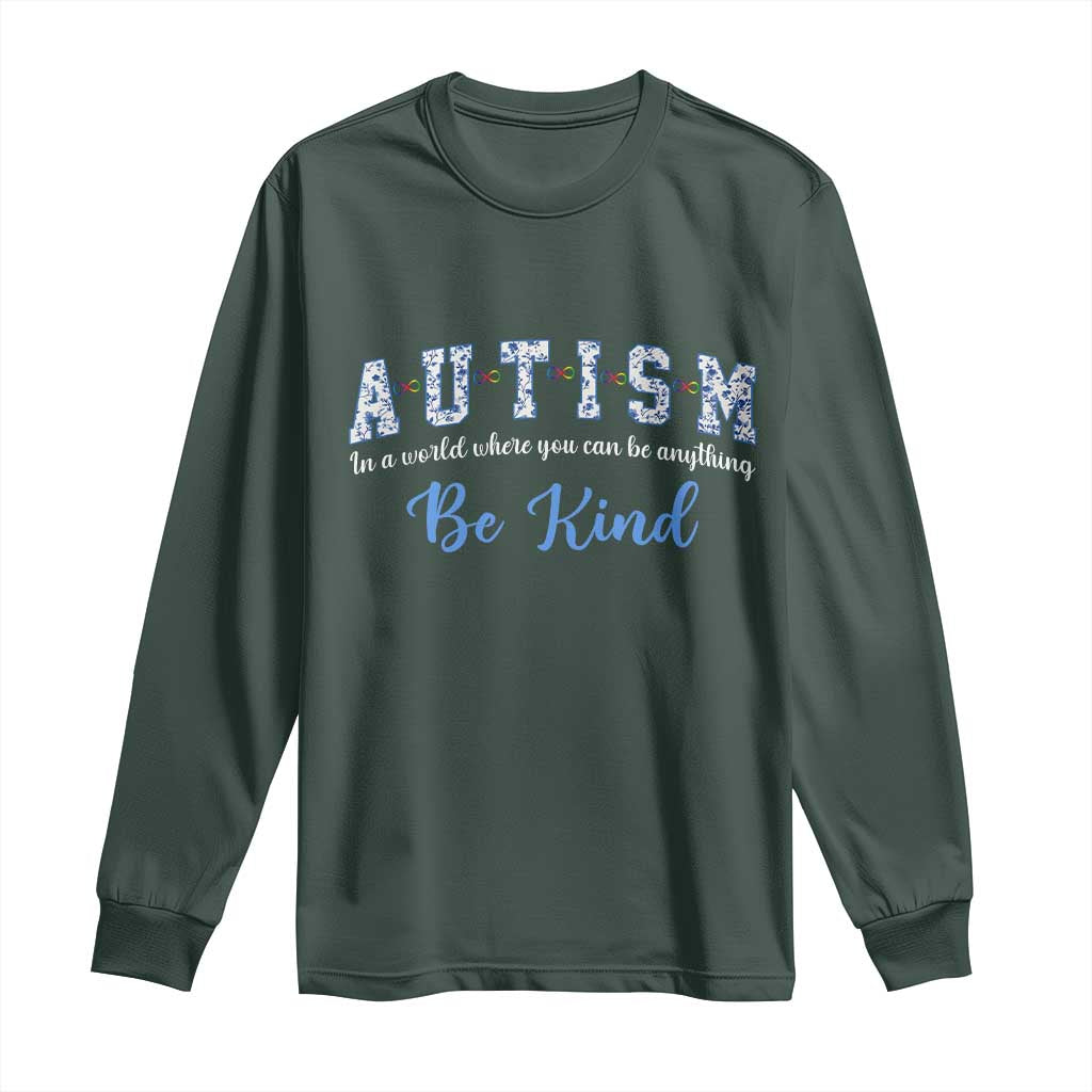 Autism Awareness Long Sleeve Shirt Neurodivergent Pride Infinity Symbol Support