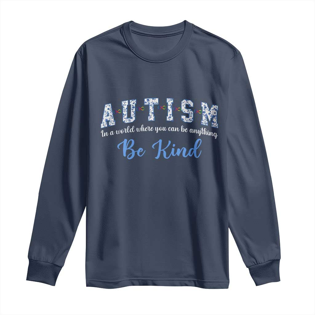 Autism Awareness Long Sleeve Shirt Neurodivergent Pride Infinity Symbol Support