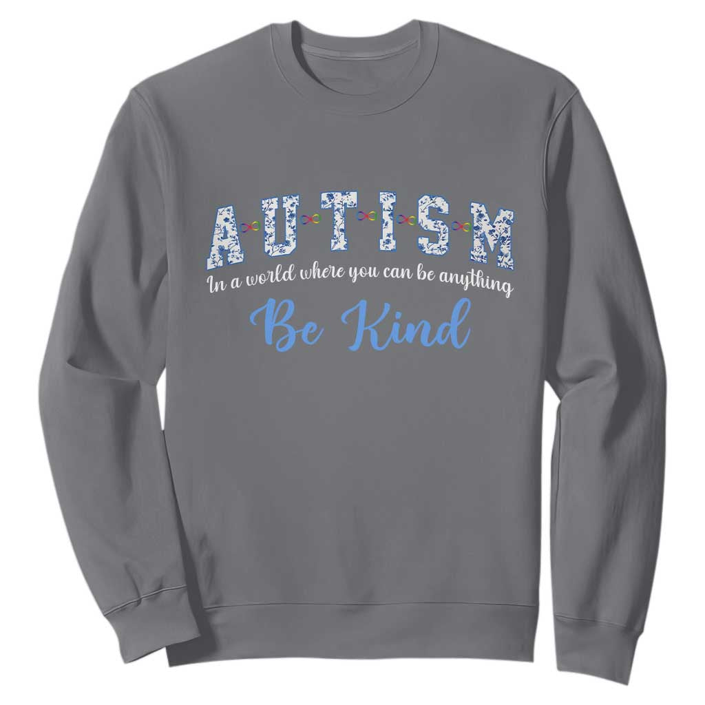 Autism Awareness Sweatshirt Neurodivergent Pride Infinity Symbol Support