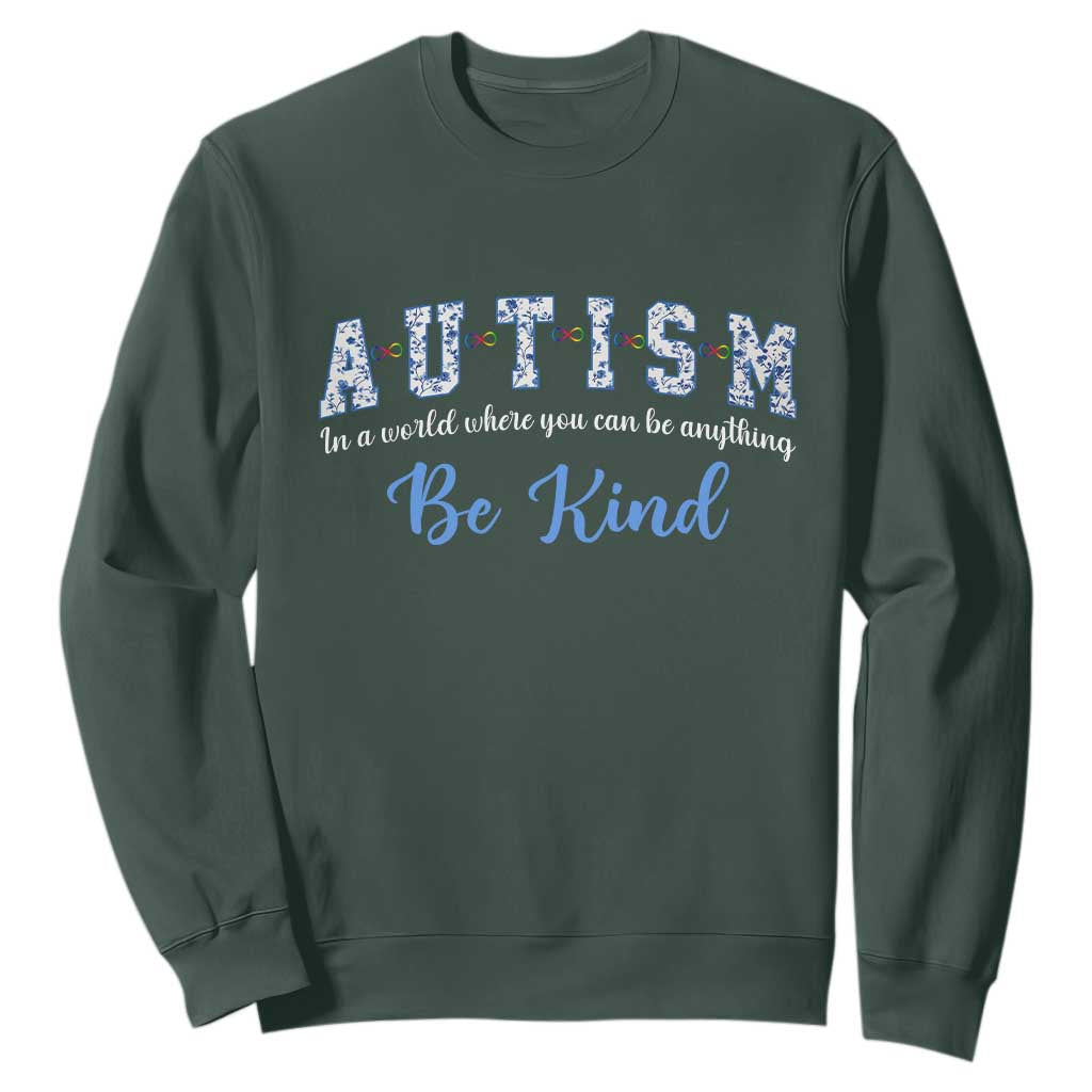 Autism Awareness Sweatshirt Neurodivergent Pride Infinity Symbol Support
