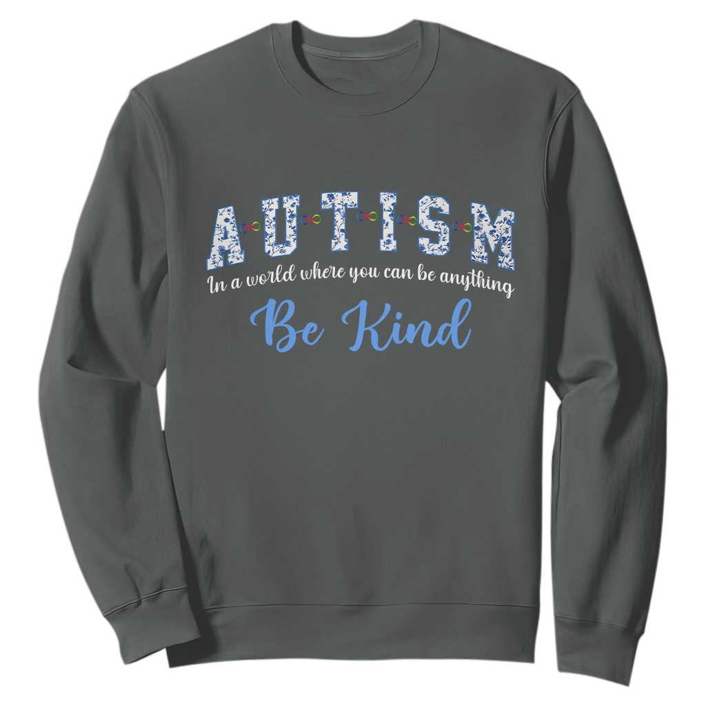 Autism Awareness Sweatshirt Neurodivergent Pride Infinity Symbol Support