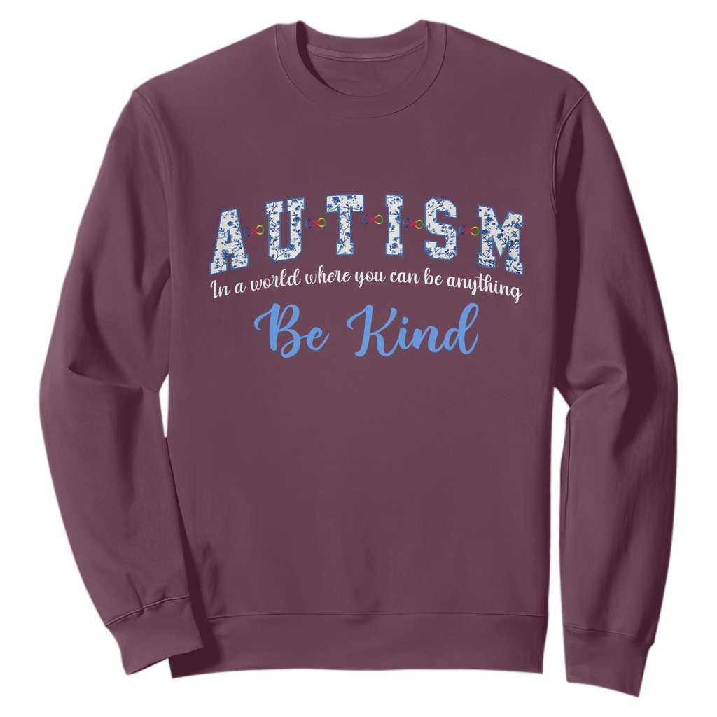 Autism Awareness Sweatshirt Neurodivergent Pride Infinity Symbol Support