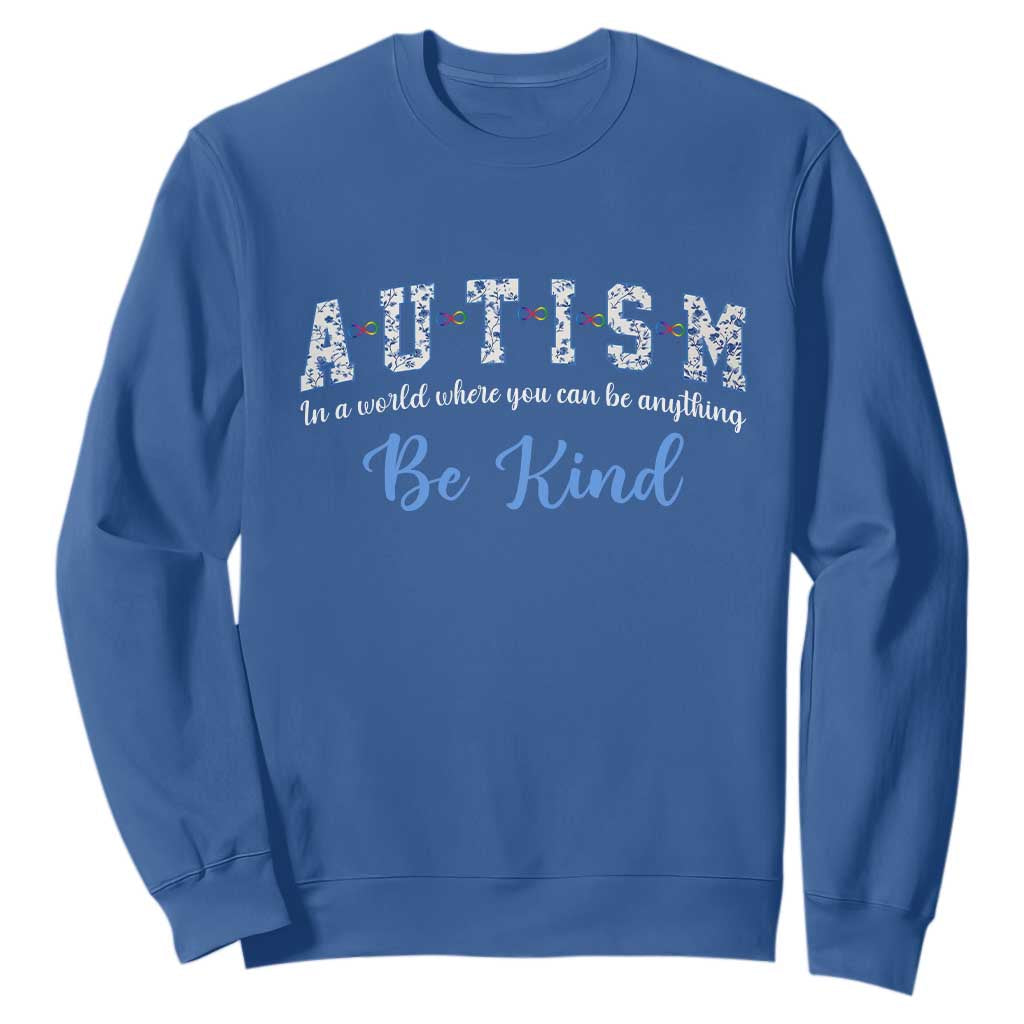Autism Awareness Sweatshirt Neurodivergent Pride Infinity Symbol Support