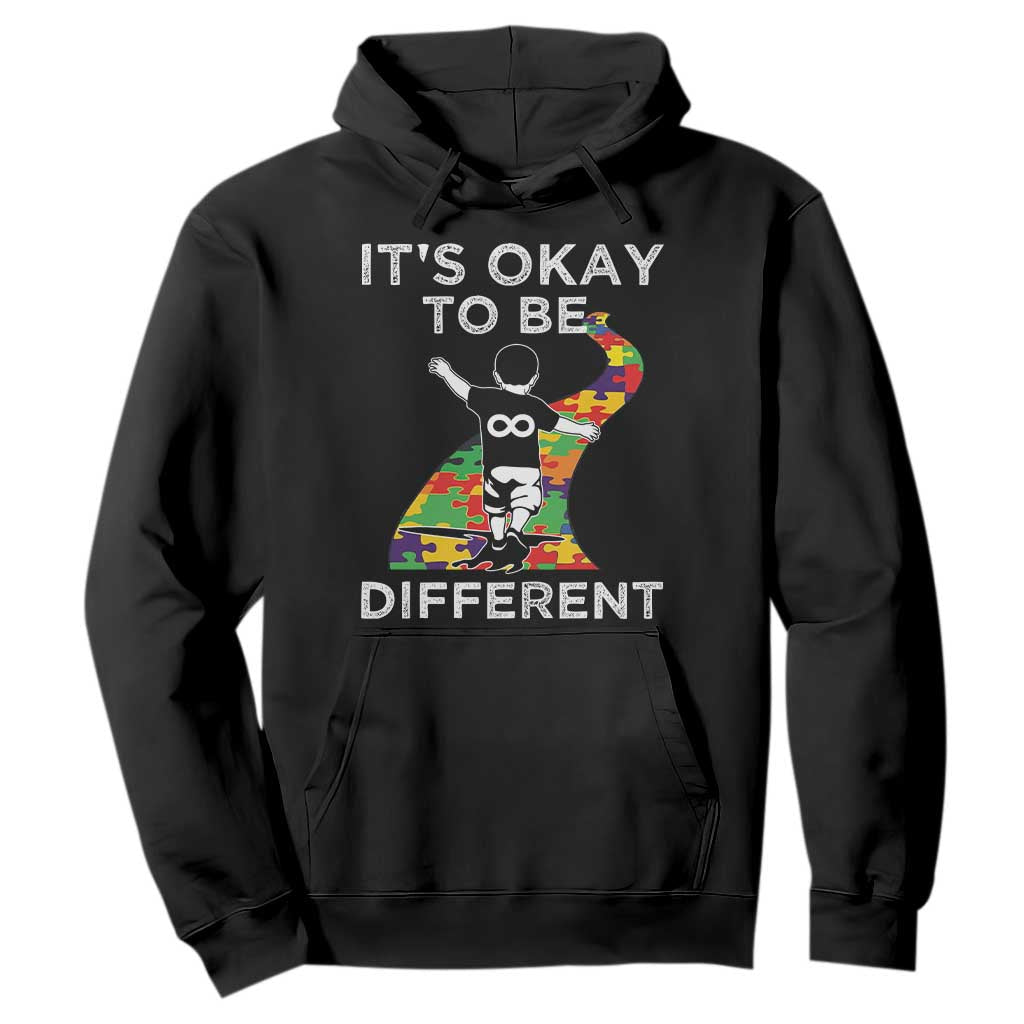 Autism Acceptance Hoodie It's Okay To Be Different