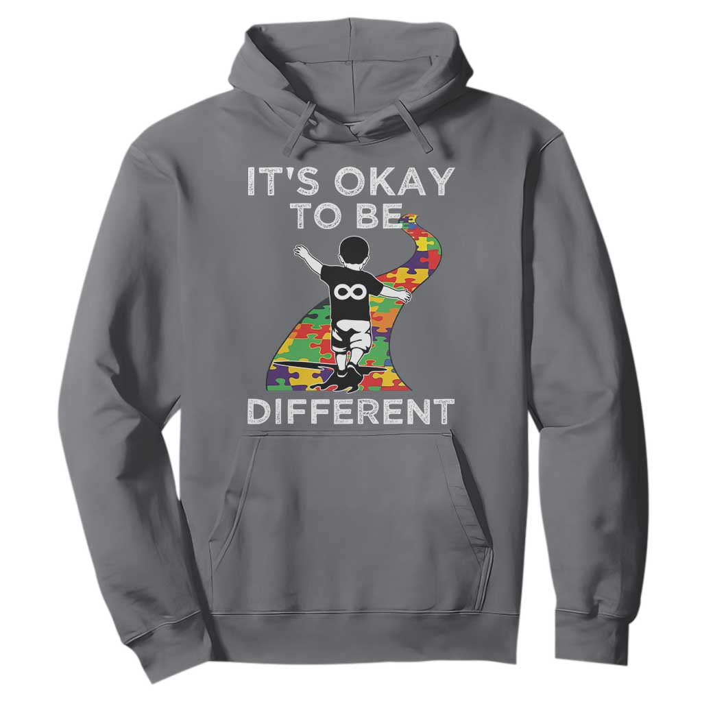 Autism Acceptance Hoodie It's Okay To Be Different