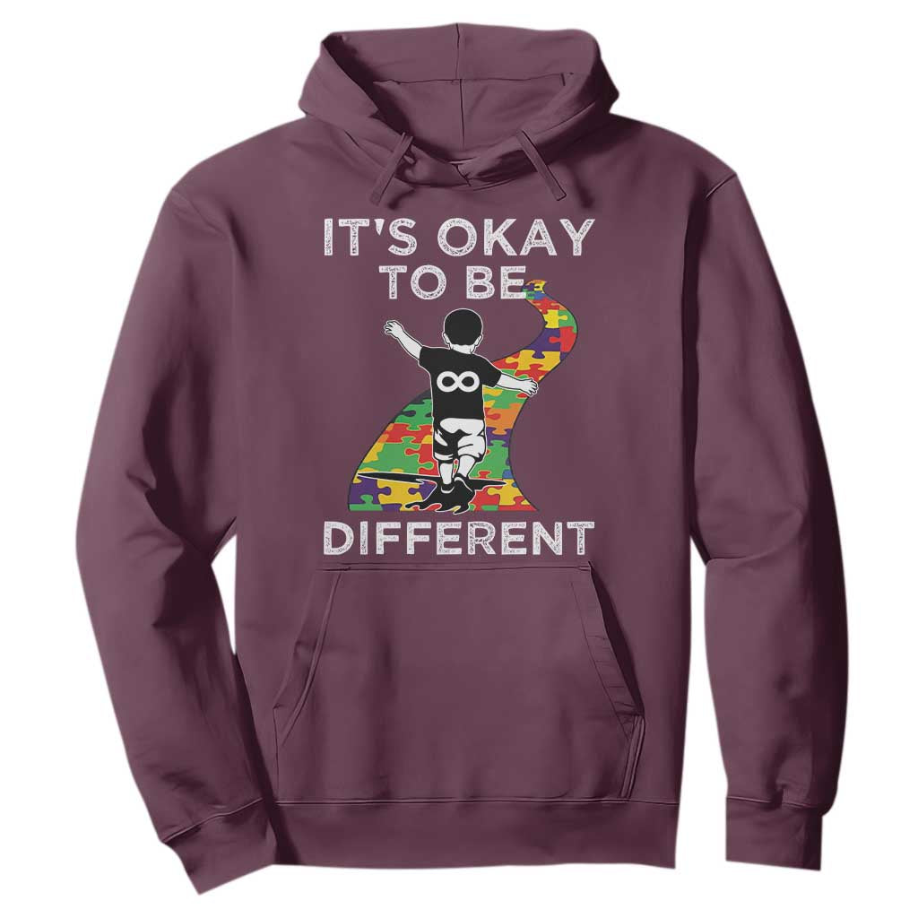 Autism Acceptance Hoodie It's Okay To Be Different