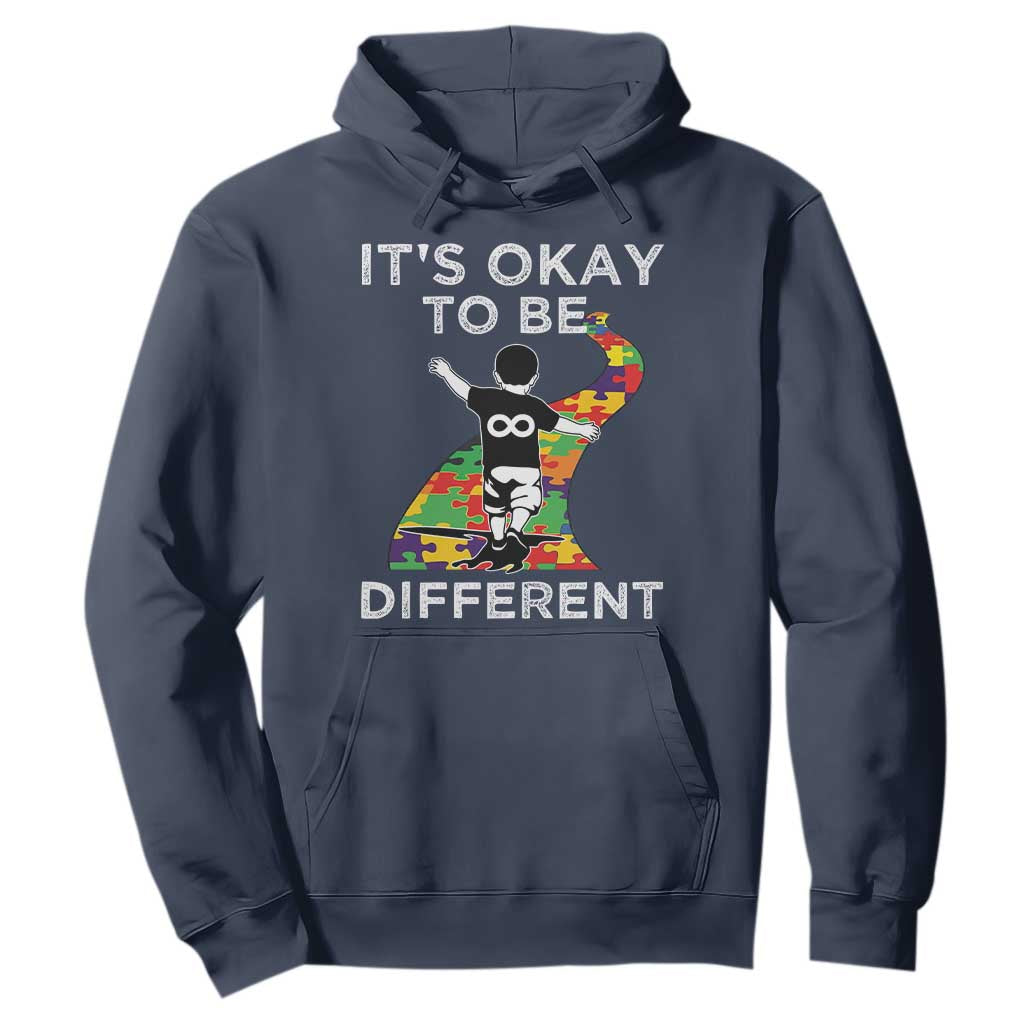 Autism Acceptance Hoodie It's Okay To Be Different
