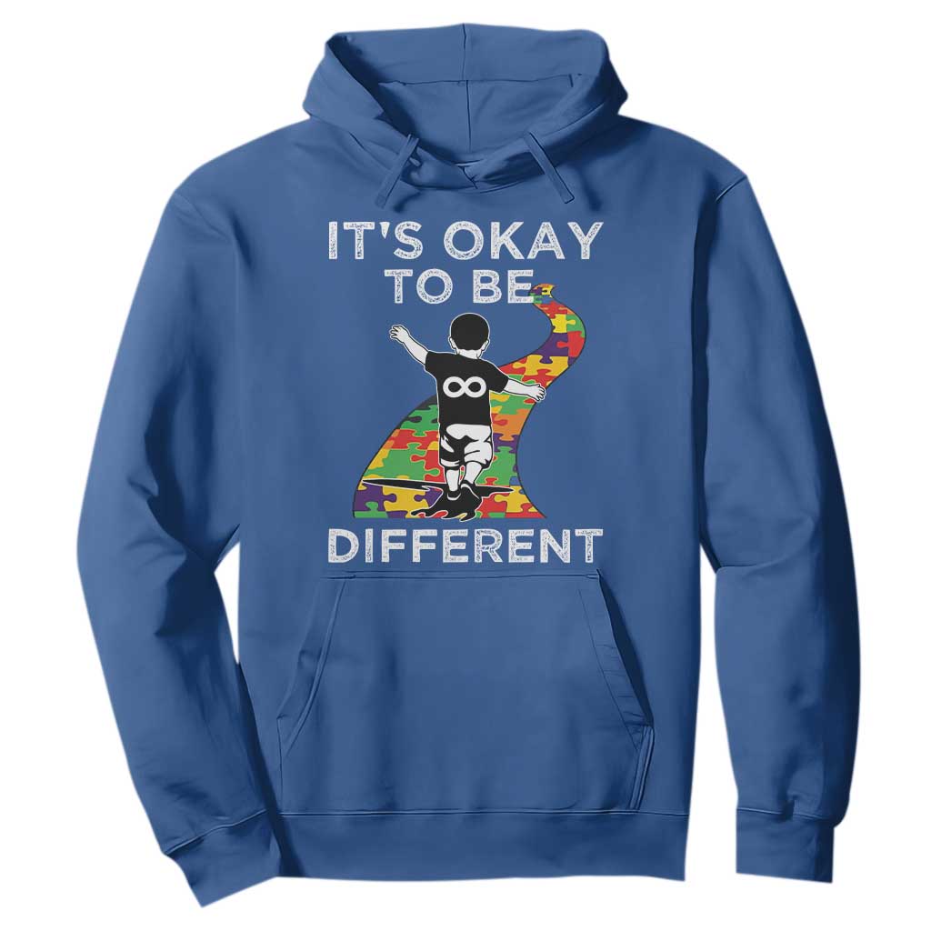 Autism Acceptance Hoodie It's Okay To Be Different