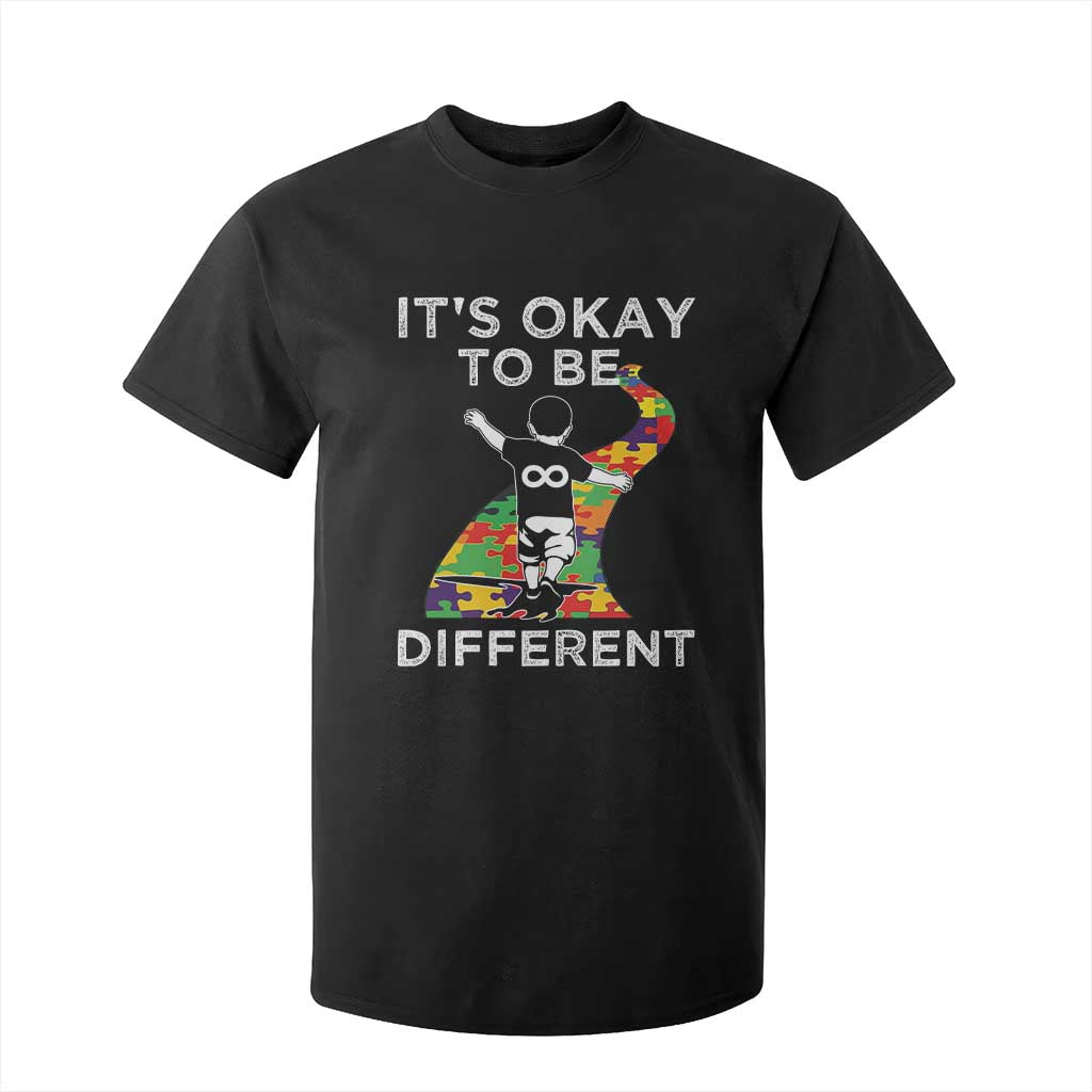 Autism Acceptance T Shirt For Kid It's Okay To Be Different