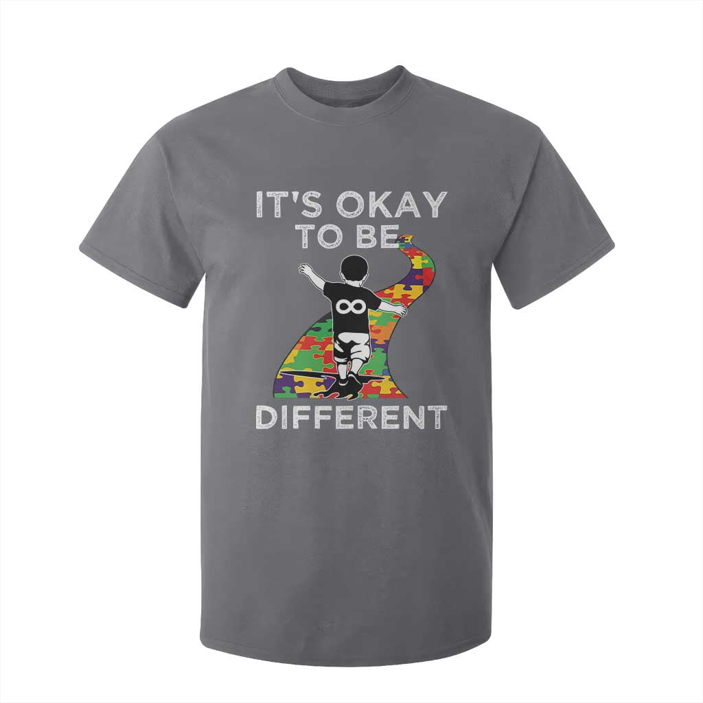 Autism Acceptance T Shirt For Kid It's Okay To Be Different
