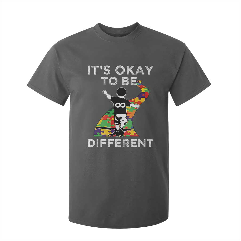Autism Acceptance T Shirt For Kid It's Okay To Be Different