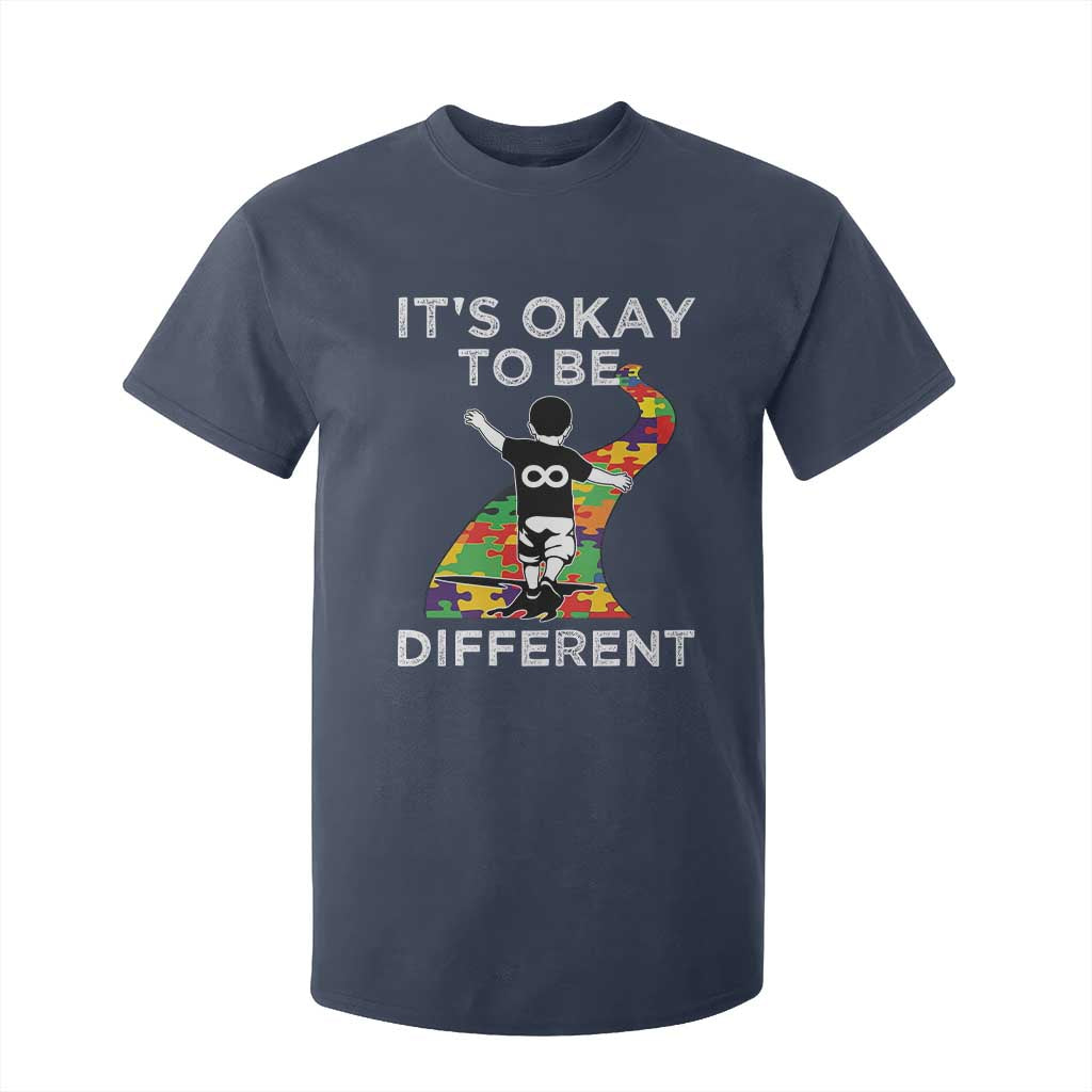 Autism Acceptance T Shirt For Kid It's Okay To Be Different