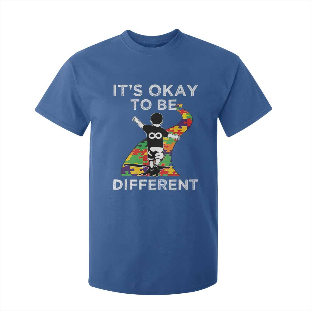 Autism Acceptance T Shirt For Kid It's Okay To Be Different